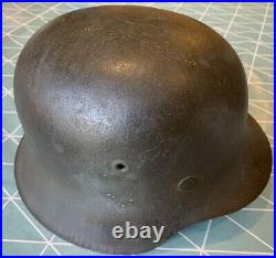 German WW2 Heer M42 helmet EF64 Double Decal With Original Liner