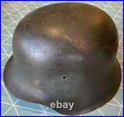 German WW2 Heer M42 helmet EF64 Double Decal With Original Liner