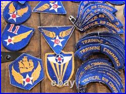 HUGE Instant Collection WWII US Army AAC Air Corps Tab & Patch Lot L@@K