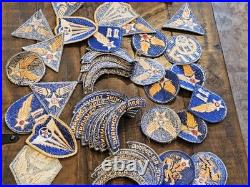 HUGE Instant Collection WWII US Army AAC Air Corps Tab & Patch Lot L@@K