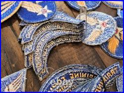 HUGE Instant Collection WWII US Army AAC Air Corps Tab & Patch Lot L@@K