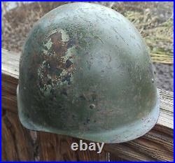 Helmet SSh 40 WWII Original Russian Military Soviet Army RKKA WW2 paratrooper