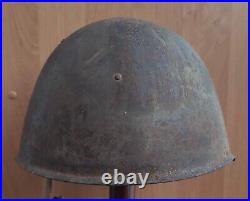 Helmet Steel SSh 39 WWII Original Russian Military Soviet Army RKKA WW2 Rare