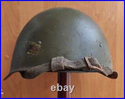 Helmet Steel SSh 40 WWII Original Russian Military Soviet Army RKKA WW2 Rare