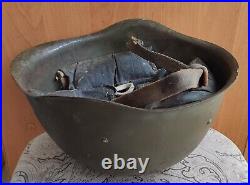 Helmet Steel SSh 40 WWII Original Russian Military Soviet Army RKKA WW2 Rare