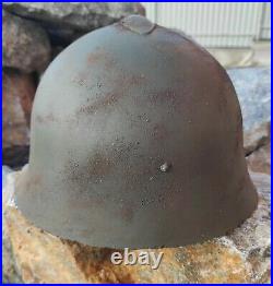 Helmet Steel original Soviet SSH-36 of the Red Army, during WW II RKKA