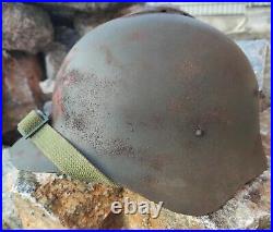 Helmet Steel original Soviet SSH-36 of the Red Army, during WW II RKKA