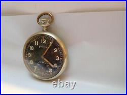 Helvetia D. H. Dienstuhr Heer Militäruhr German Army WW2 Military Pocket Watch