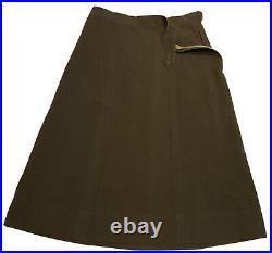 ID Original WWII U. S. Army Officer WAAC NURSE Dark Wool Squirt Size 14