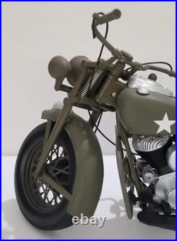 Indian Chief WWII Motorcycle US Army Military For 12 G. I. Joe Figure 1/6 Scale