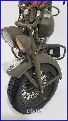 Indian Chief WWII Motorcycle US Army Military For 12 G. I. Joe Figure 1/6 Scale