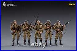 JOYTOY Military Series 1/18 WWII Soviet Army Officer JT0838 5pc Figure Set Model