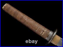 Japanese Army Officer Sword War Time Civilian Mounts Old Koto Grooved Blade WW2