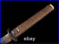 Japanese Army Officer Sword War Time Civilian Mounts Old Koto Grooved Blade WW2