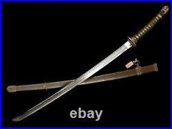 Japanese Army Shin Gunto Officer Sword Arsenal Grooved Blade WW2 Surrender Tag