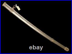 Japanese Army Shin Gunto Officer Sword Arsenal Grooved Blade WW2 Surrender Tag