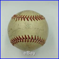 Joe DiMaggio 1944 WWII 7th Army/Air Force Team Signed Baseball World War 2 JSA