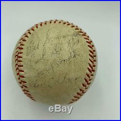 Joe DiMaggio 1944 WWII 7th Army/Air Force Team Signed Baseball World War 2 JSA