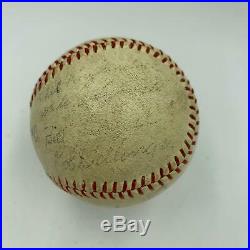 Joe DiMaggio 1944 WWII 7th Army/Air Force Team Signed Baseball World War 2 JSA