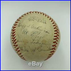 Joe DiMaggio 1944 WWII 7th Army/Air Force Team Signed Baseball World War 2 JSA