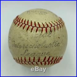 Joe DiMaggio 1944 WWII 7th Army/Air Force Team Signed Baseball World War 2 JSA