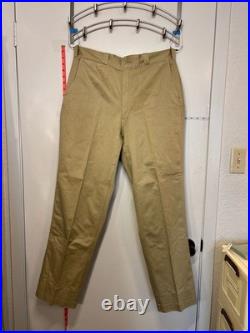 K Original WWII Korean War US Army Chino Cotton Pants 34 Military