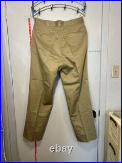 K Original WWII Korean War US Army Chino Cotton Pants 34 Military