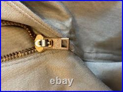 K Original WWII Korean War US Army Chino Cotton Pants 34 Military