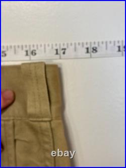 K Original WWII Korean War US Army Chino Cotton Pants 34 Military