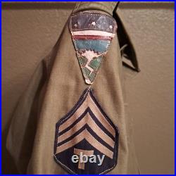 LEDO ROAD Army Air Forces CBI M-1943 Field Jacket with BLOOD CHIT WW2 WW II