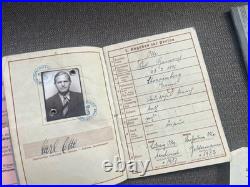 LOT (3) Original WWI WWII German Soldier WehrpassHeer (Army)MoneyLetters