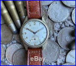 Leonidas ATP ref 1018 WWII British Military watch WWW all original Army