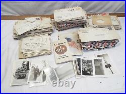 Lg Lot WWII Soldier Correspondence Letters Home Parents DC Army Military WW2