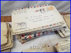 Lg Lot WWII Soldier Correspondence Letters Home Parents DC Army Military WW2