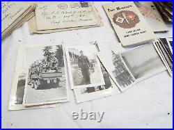 Lg Lot WWII Soldier Correspondence Letters Home Parents DC Army Military WW2