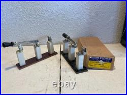 Lot of 2 Original WWII SW224 US Army Signal Corps Knife Switch