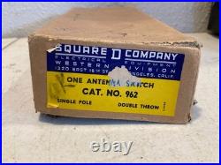 Lot of 2 Original WWII SW224 US Army Signal Corps Knife Switch