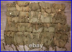 Lot of 20 AS IS M-45 US Army Musette Bags WW2 to Korean War Military Bag Lot 40s