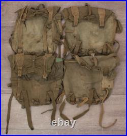 Lot of 20 AS IS M-45 US Army Musette Bags WW2 to Korean War Military Bag Lot 40s