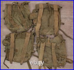 Lot of 20 AS IS M-45 US Army Musette Bags WW2 to Korean War Military Bag Lot 40s