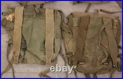 Lot of 20 AS IS M-45 US Army Musette Bags WW2 to Korean War Military Bag Lot 40s