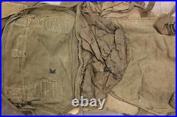 Lot of 20 AS IS M-45 US Army Musette Bags WW2 to Korean War Military Bag Lot 40s