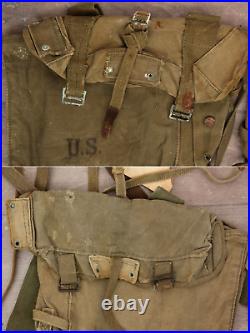 Lot of 20 AS IS M-45 US Army Musette Bags WW2 to Korean War Military Bag Lot 40s