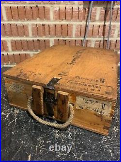 MINT Original WW2 German Army 8cm Mortar Ammunition Box BEST YOU'LL EVER FIND