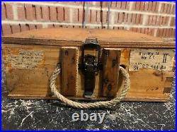 MINT Original WW2 German Army 8cm Mortar Ammunition Box BEST YOU'LL EVER FIND