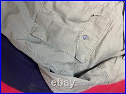 MINT US Army WWII HBT Cotton 13 Star Button Shirt/jacket 40s M1943 M43 36 Large