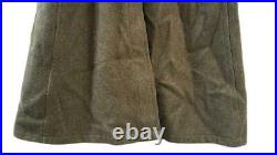 Men's 1940s WWII US Army Long Overcoat 36 R Vtg WW2 Wool Great N Scheer & Sons