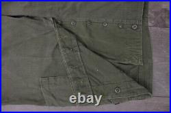 Men's VTG 1940s WWII HBT US Army Cargo Field Pants Sz XL 42X31 40s WW2 Trousers