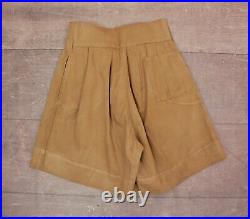 Men's VTG WWII British Army Khaki Cotton Ghurka Shorts Sz 7 WW2