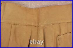 Men's VTG WWII British Army Khaki Cotton Ghurka Shorts Sz 7 WW2